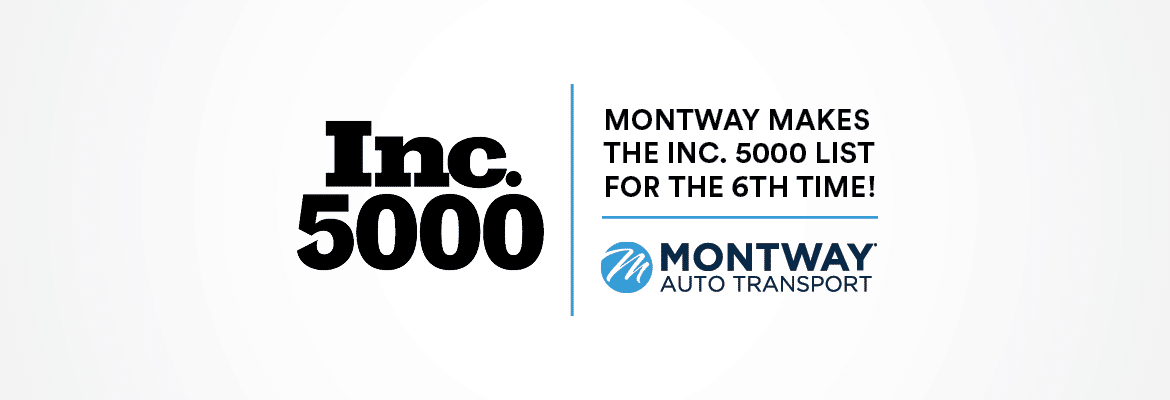 Inc. 5000 logo with Montway Makes the Inc. 5000 List For The 6th Time!