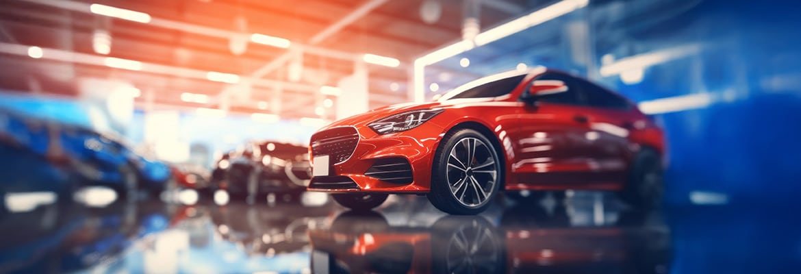 New red car displayed at one of the 13 best car shows to attend in 2025