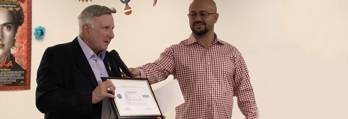 Montway CEO wins patriot award for military-support employer.