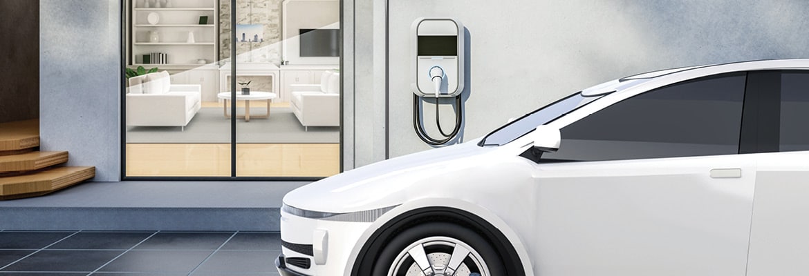 Rebates for installing an EV charger at home.
