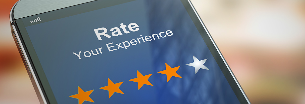 Yelp rating trustworthiness.