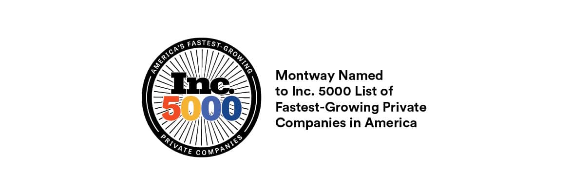 Montway named to Inc. 5000 list of fastest-growing private companies in America.